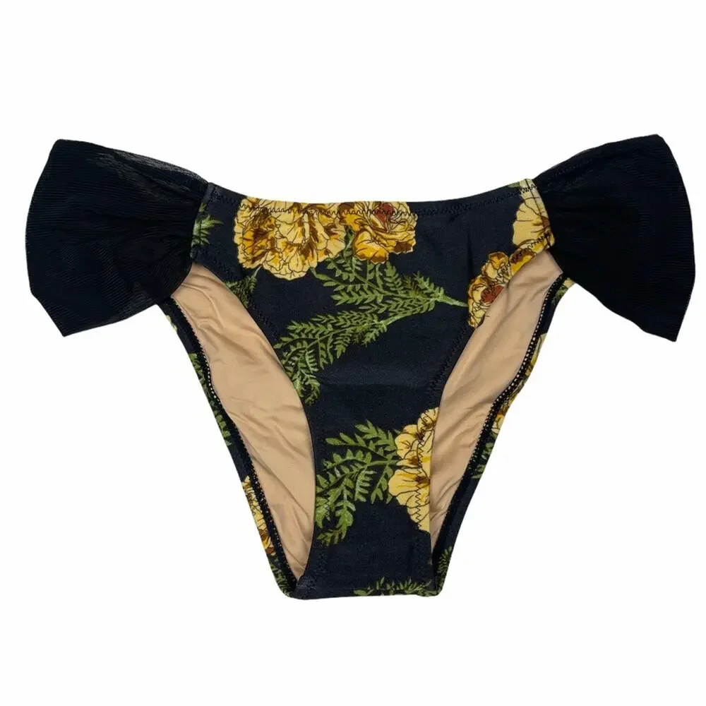 Somedays Lovin River Run Bikini Bottom Floral M